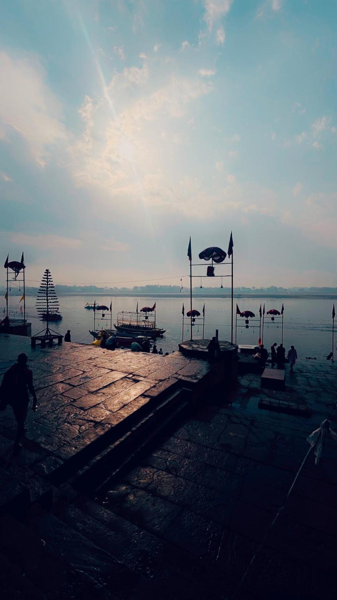 Tandon Lodge On The Ganga Ghat Homestay Waranasi Zewnętrze zdjęcie